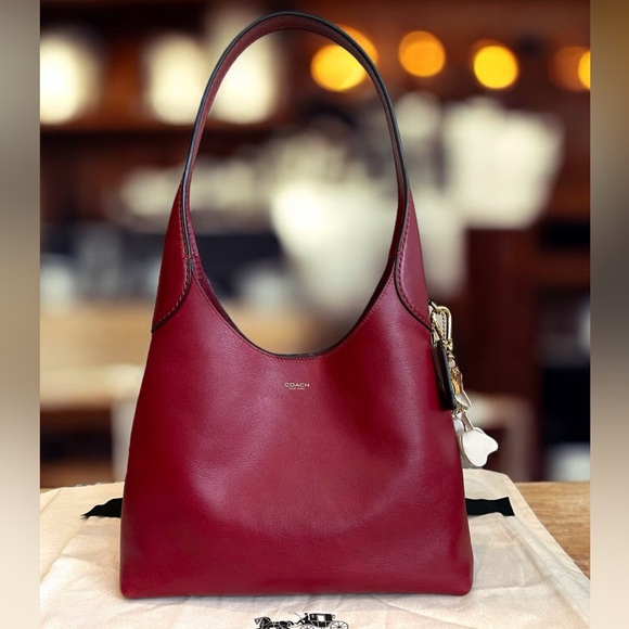 Coach Handbags - Coach Brooklyn 28 + Coach Flower Charm